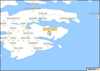 map of Rävsön