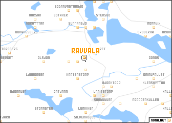 map of Rävvåla