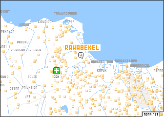 map of Rawabekel