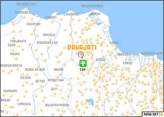 map of Rawajati
