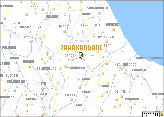 map of Rawakandang