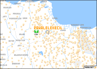 map of Rawalele-Kecil