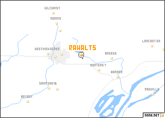 map of Rawalts