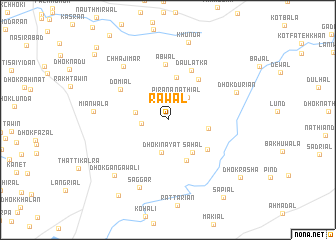 map of Rāwal