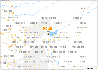 map of Rāwal