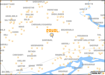 map of Rawāl