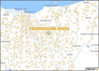 map of Rawamangun-blakang