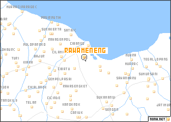 map of Rawameneng