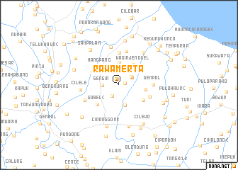 map of Rawamerta