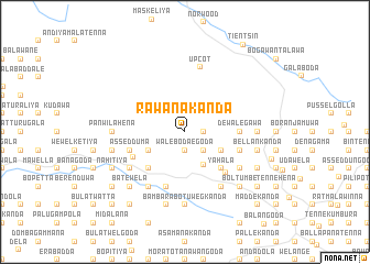 map of Rawanakanda