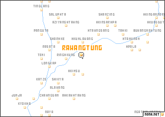 map of Rawāngtung