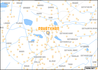 map of Rāwat Khān