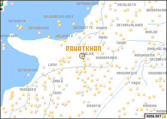 map of Rāwat Khān