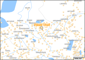 map of Rāwatpur