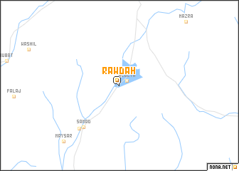 map of Rawḑah