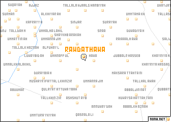 map of Rawḑat Hawāʼ