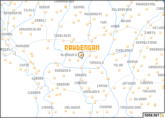 map of Rawdengan