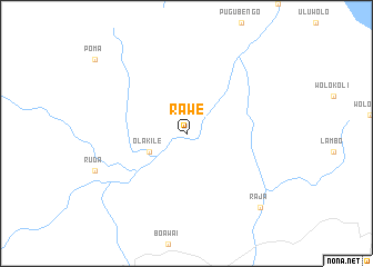 map of Rawe