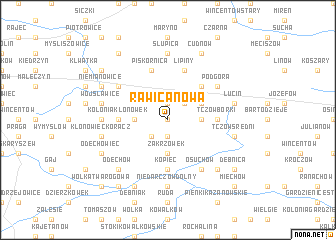 map of Rawica Nowa