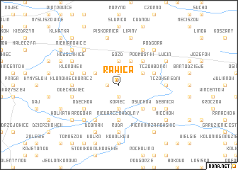 map of Rawica