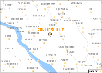 map of Rawlinsville