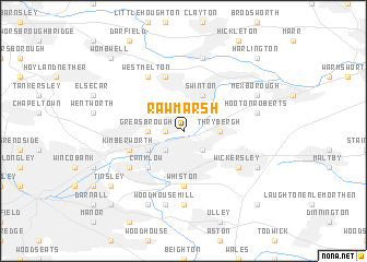 map of Rawmarsh