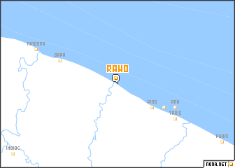 map of Rawo
