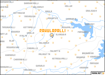 map of Rāwulapalli