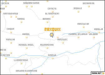 map of Raxquix