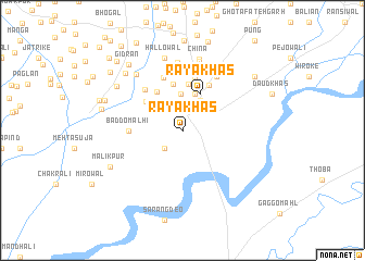 map of Raya Khās