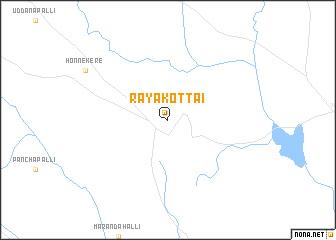 map of Rāyakottai