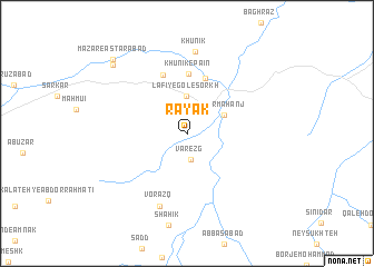 map of Rāyak