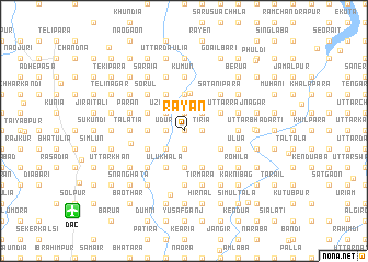 map of Rāyān