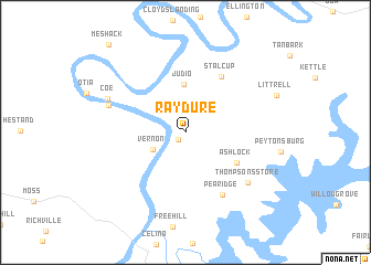 map of Raydure