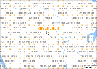 map of Rāyergaon