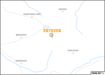 map of Rayëvka