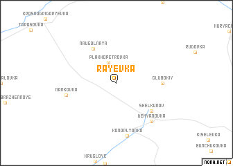 map of Rayëvka