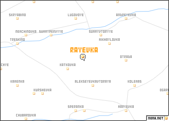 map of Rayëvka