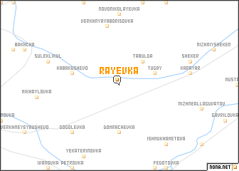 map of Rayëvka