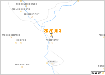 map of Rayëvka