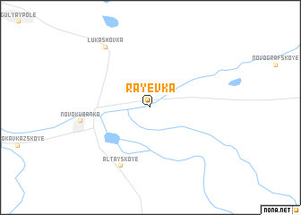 map of Rayëvka