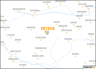 map of Rayëvo