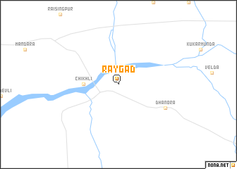 map of Rāygad