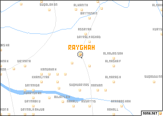 map of Rayghah