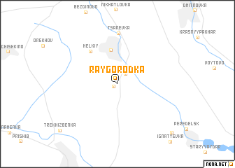 map of Raygorodka