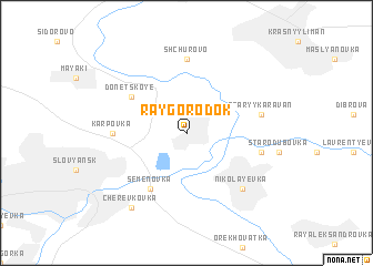 map of Raygorodok