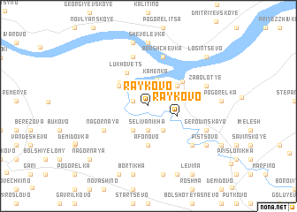 map of Raykovo