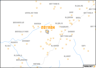 map of Raymah