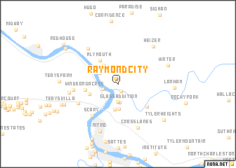 map of Raymond City