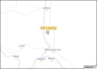 map of Raymond